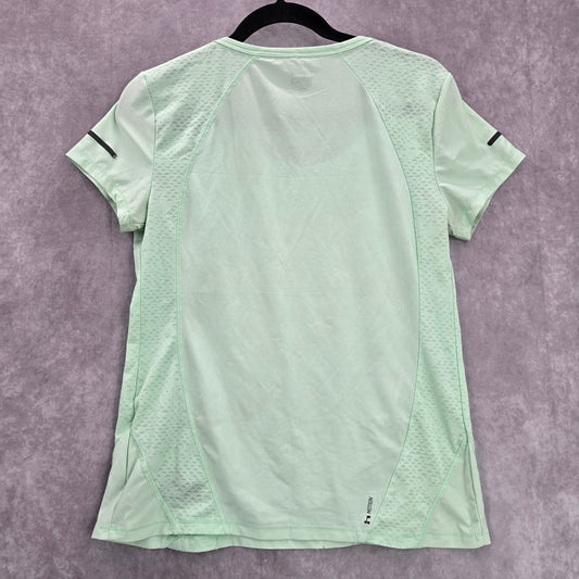 Hind Mint Green Activewear Performance Short Sleeve Athletic Tshirt Top Medium
