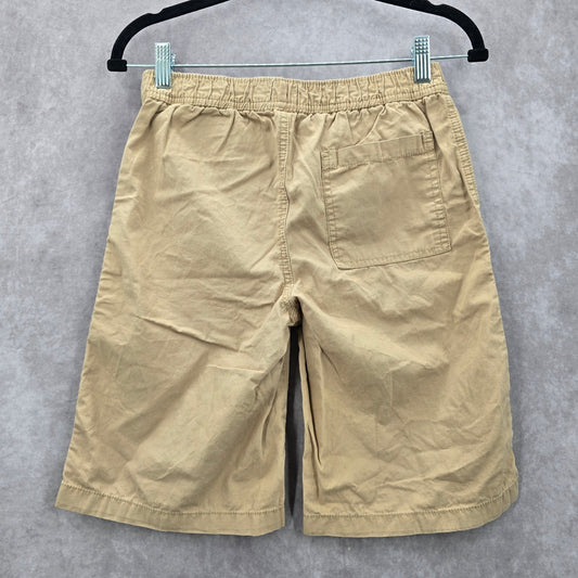 Children's Place Tan Khaki Cotton Pullon Elastic Uniform Bottoms Boys Pants 12