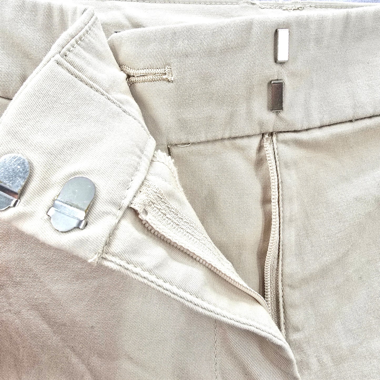 Talbots Tan Cotton Button Summer Nautical Preppy Shorts Bottoms Pants Plus 20W