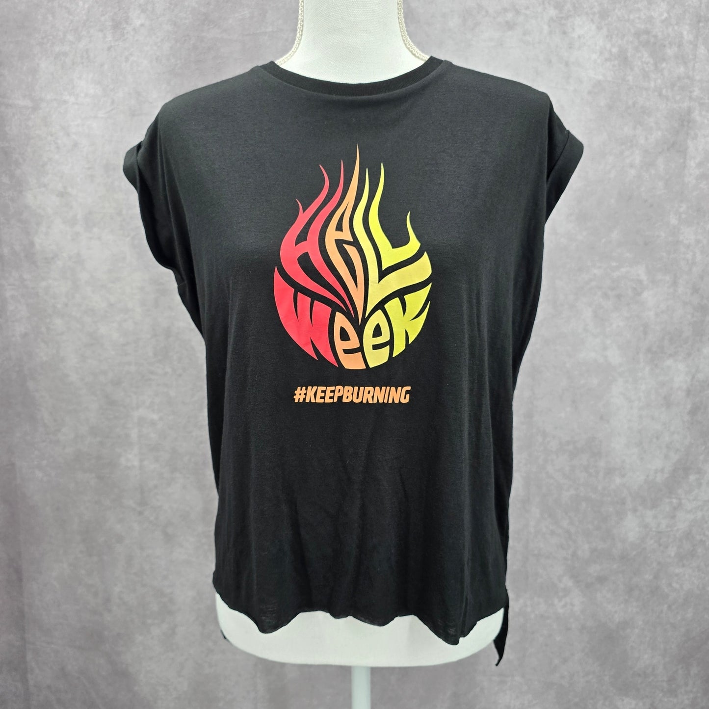 Orangetheory Fitness Black Activewear Sportswear Streetwear Tshirt Top Small