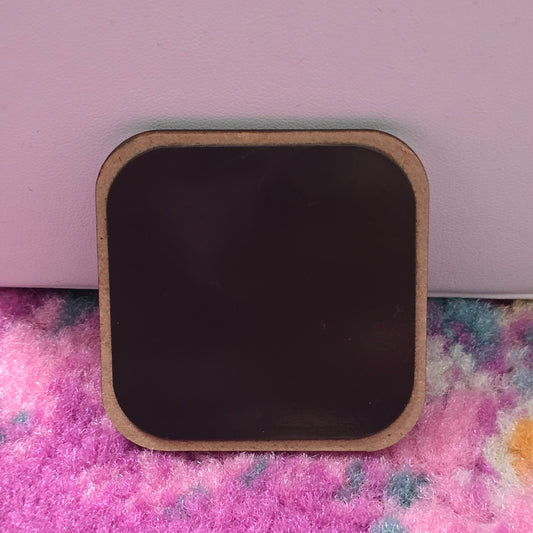 Teacher Blue Pencil Handmade Square Refrigerator Magnet