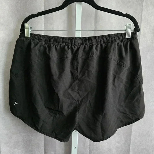 Danskin Now Black Active Pull On Athletic Running Shorts Large