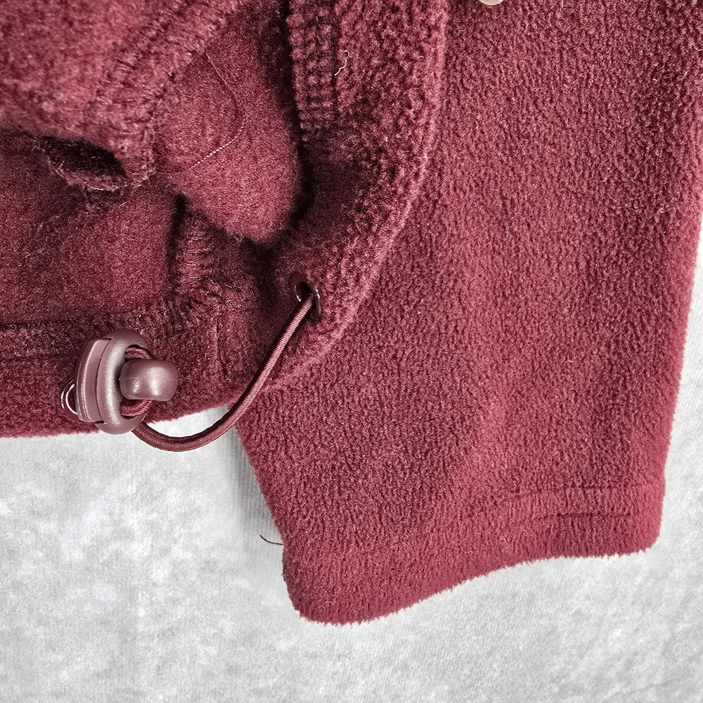 Redtag Red Zip Fleece Coat Jacket Mens Long Sleeve Large