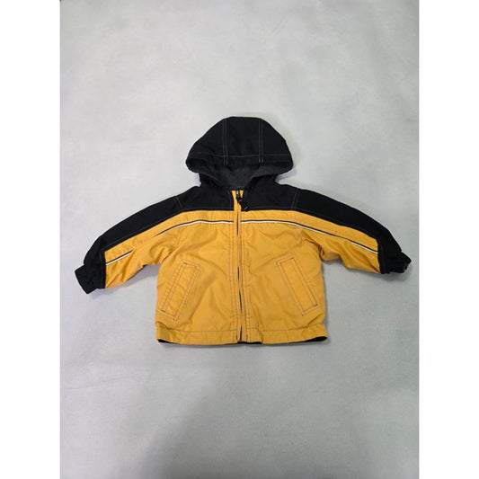 Weathertamer Yellow Reversible Hodded Outdoor Windbreakers Jacket Baby Boys 12M