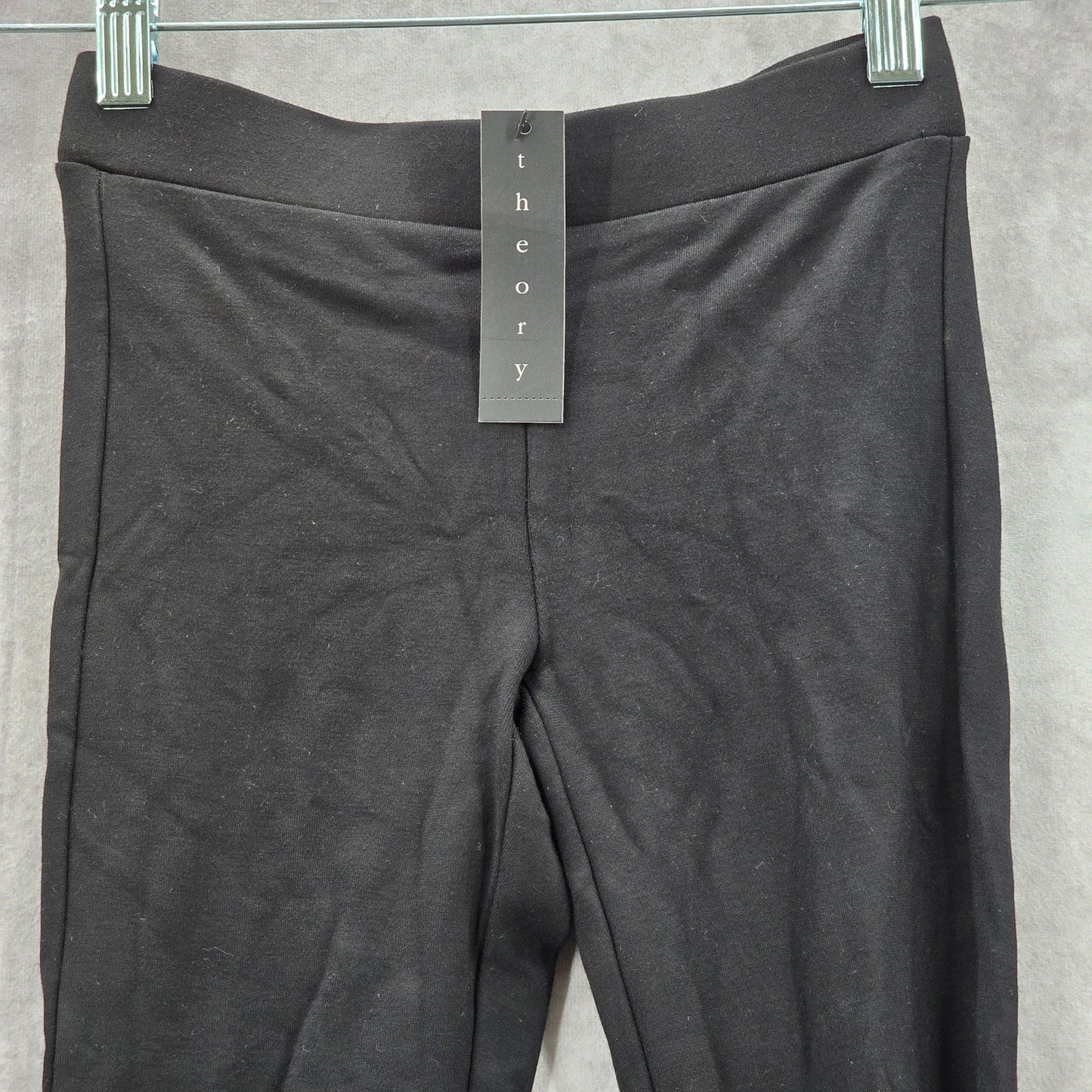 Theory Shawn Ponte Classic Black Pants Leggings Bottoms Active Extra Small XS
