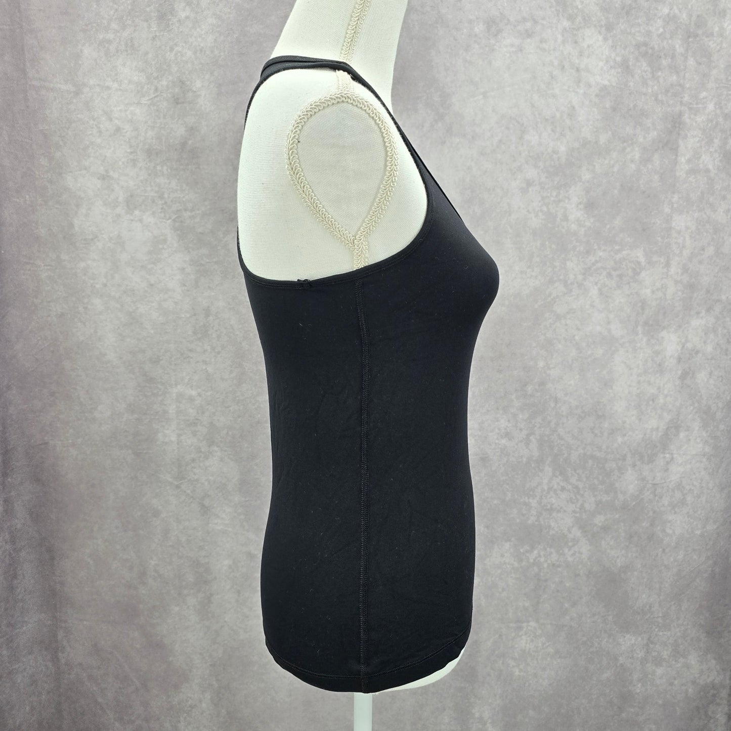 90 Degree by Reflex Black Racerback Activewear Sleeveless Tank Top XS