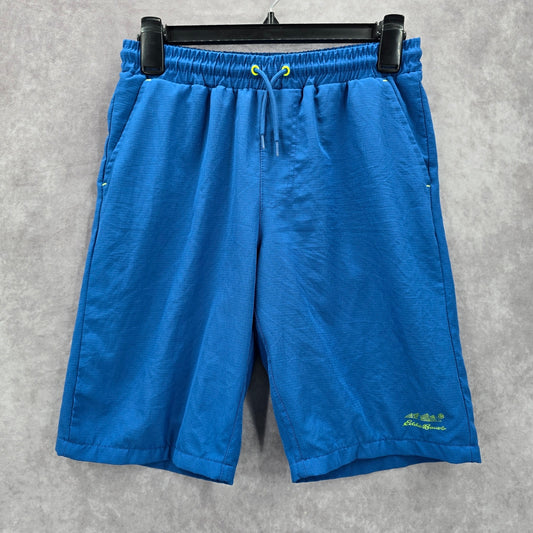 Eddie Bauer Blue Swim Board Shorts Mesh Youth Boys Kids L 14/16