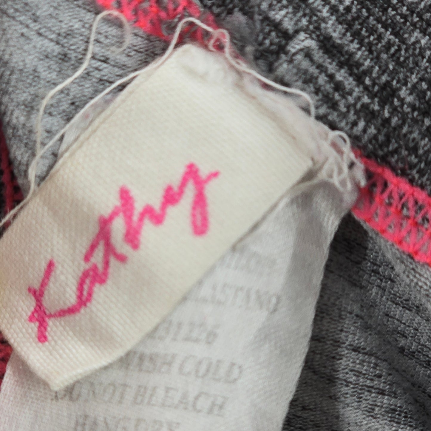 Kathy Gray Pink Heather Activewear Legging Yoga Pants Bottoms S Small