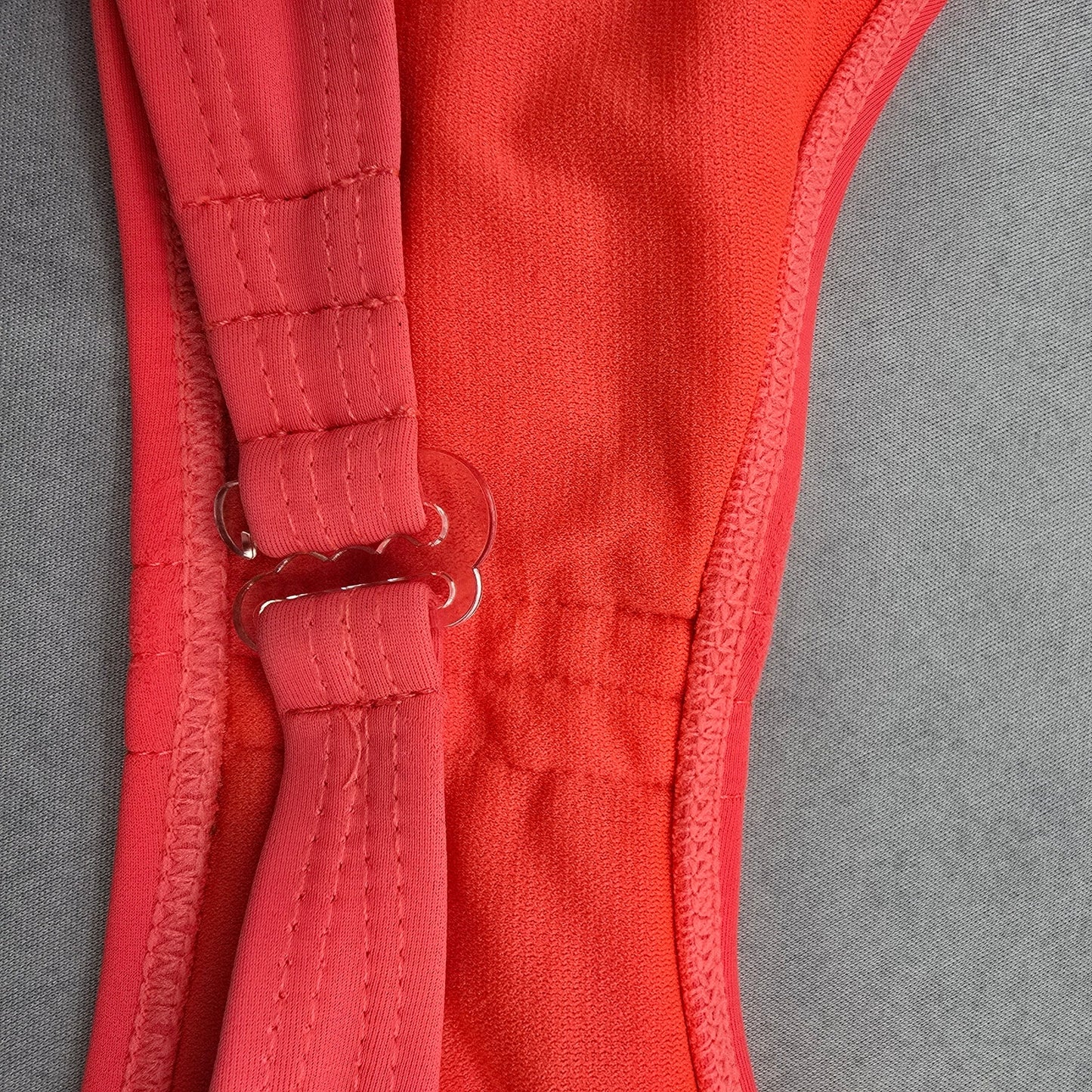 No Boundaries Orange Tie Bra Beach Bikini Bralette Swim Top S Small