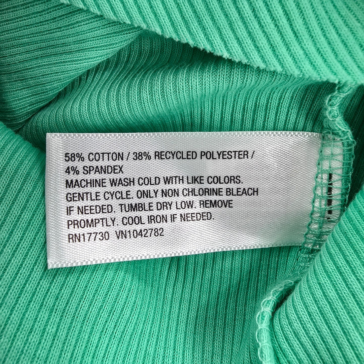 Wild Fable Green Ribbed Sleeveless Cropped Junior Tank Top XXS