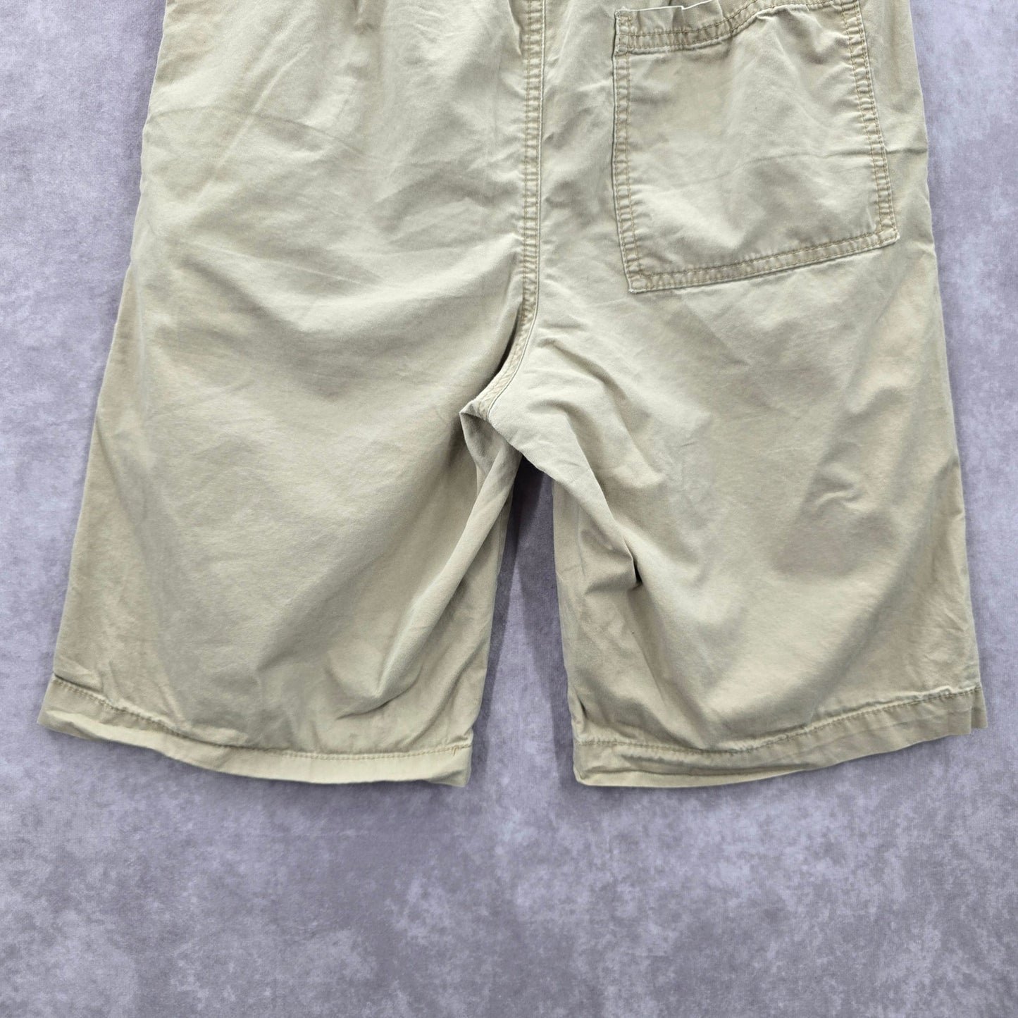 Old Navy Tan Khaki Elastic Pullon Boys Husky Boys Bottoms Pants Shorts XL 14-16