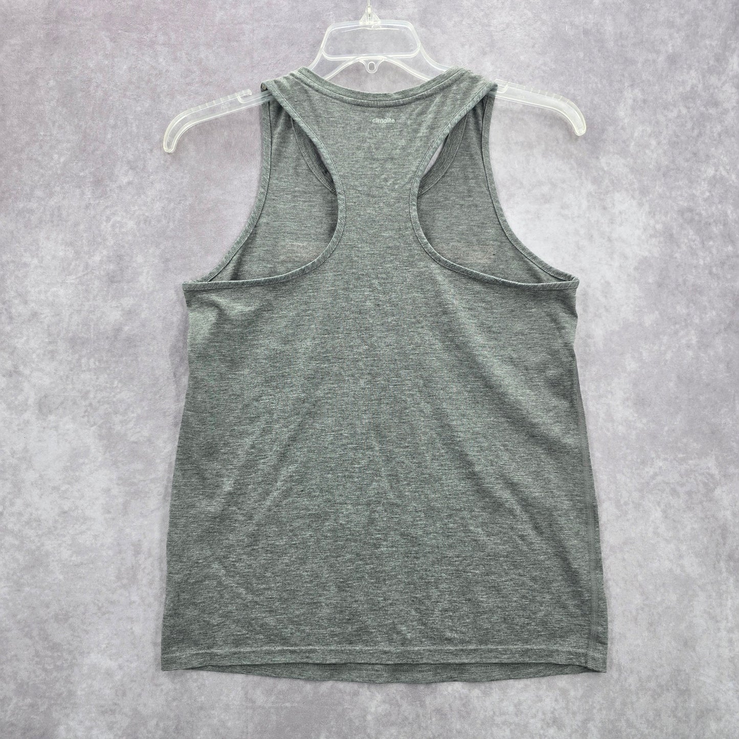 Adidas Gray Ultimate Tee Racerback Sleeveless Tank Top Large