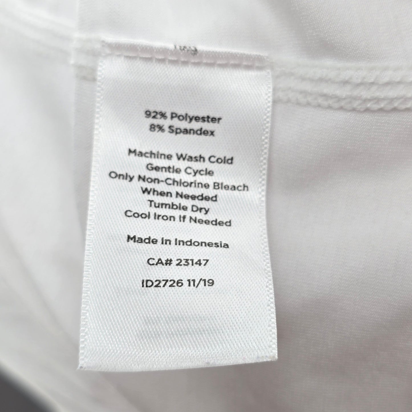 Talbots White Sportswear UPF 50+ Protection Active Tank Top Small Petite SP