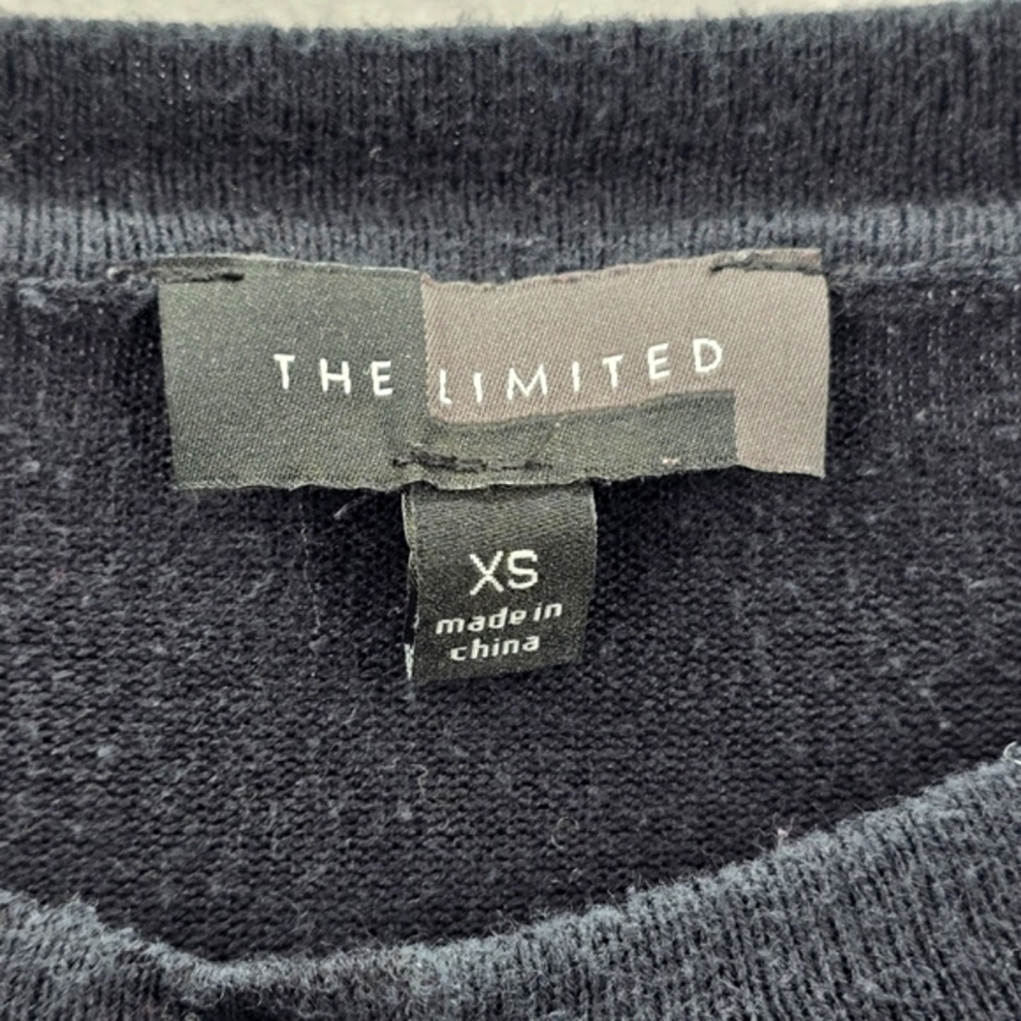 The Limited Black Button Down Cotton Y2K Sweater Cardigan XS