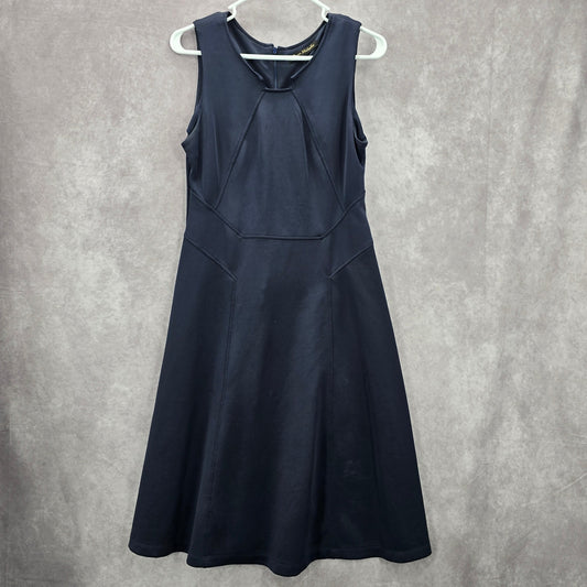 Ryan Michelle Blue Sleeveless Fit Flare Formal Cocktail Dress Large