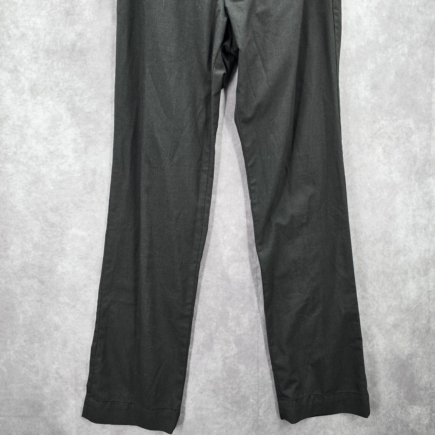 Lombard Black Stipe Tailored Executive Suit Dress Pants Trouser Bottoms Mens 32