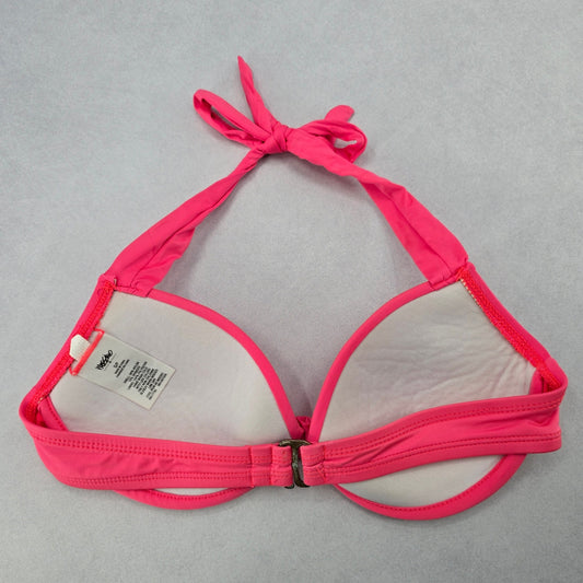 Mossimo Pink Halter Active Bra Beach Bikini Bralette Swim Top S Small