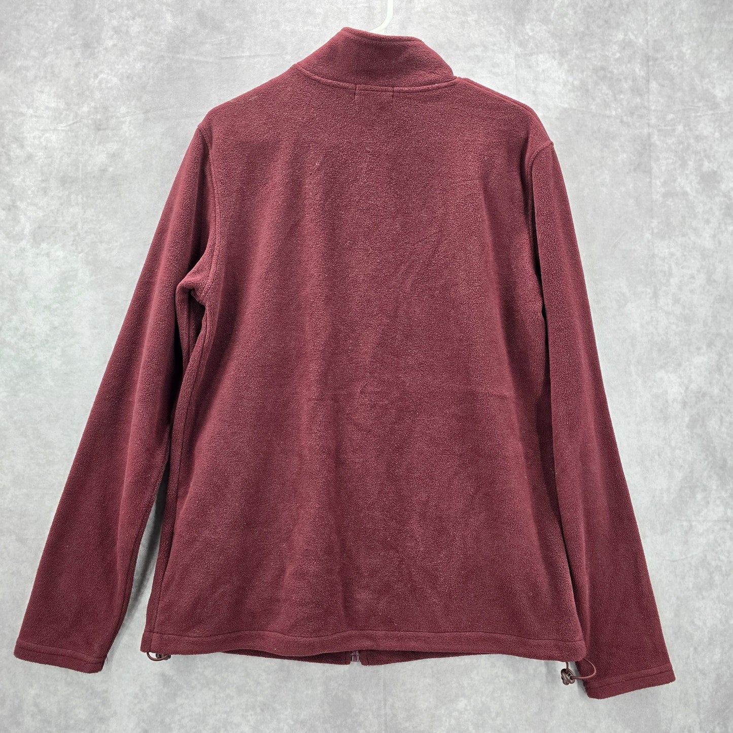 Redtag Red Zip Fleece Coat Jacket Mens Long Sleeve Large