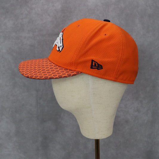 Denver Broncos Orange New Era 59Fifty 7 1/8 Sideline Fitted Baseball Cap Hat