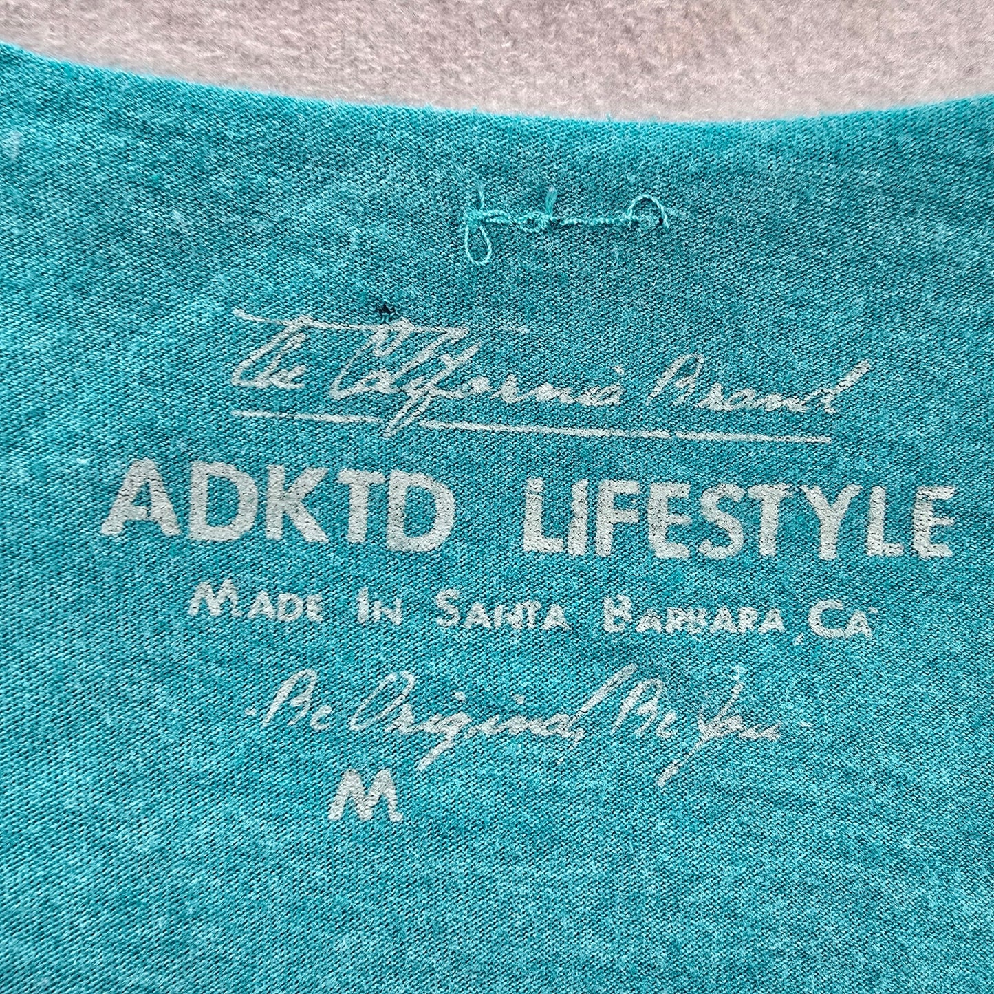ADKTD Lifestyle Green Sleeveless Boulder Colorado Bison Patch Tank Top Medium