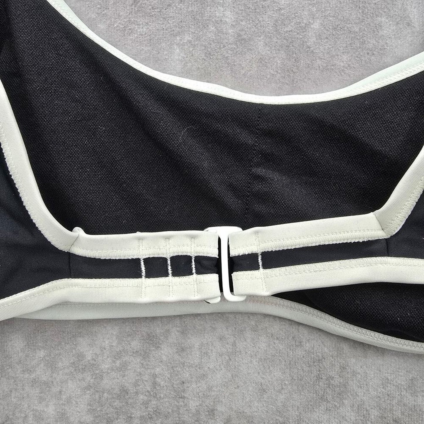 Xhilaration Black White Sports Hook Bikini Top Swimwear Medium