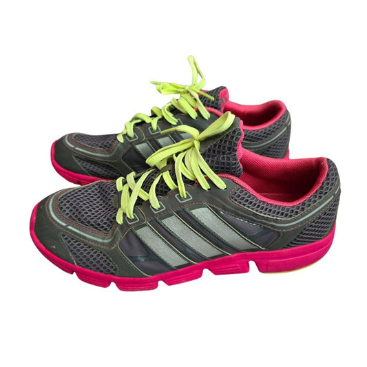 Adidas Jett Breeze Gray Pink Running Trainer Sneakers Women's Shoes 12