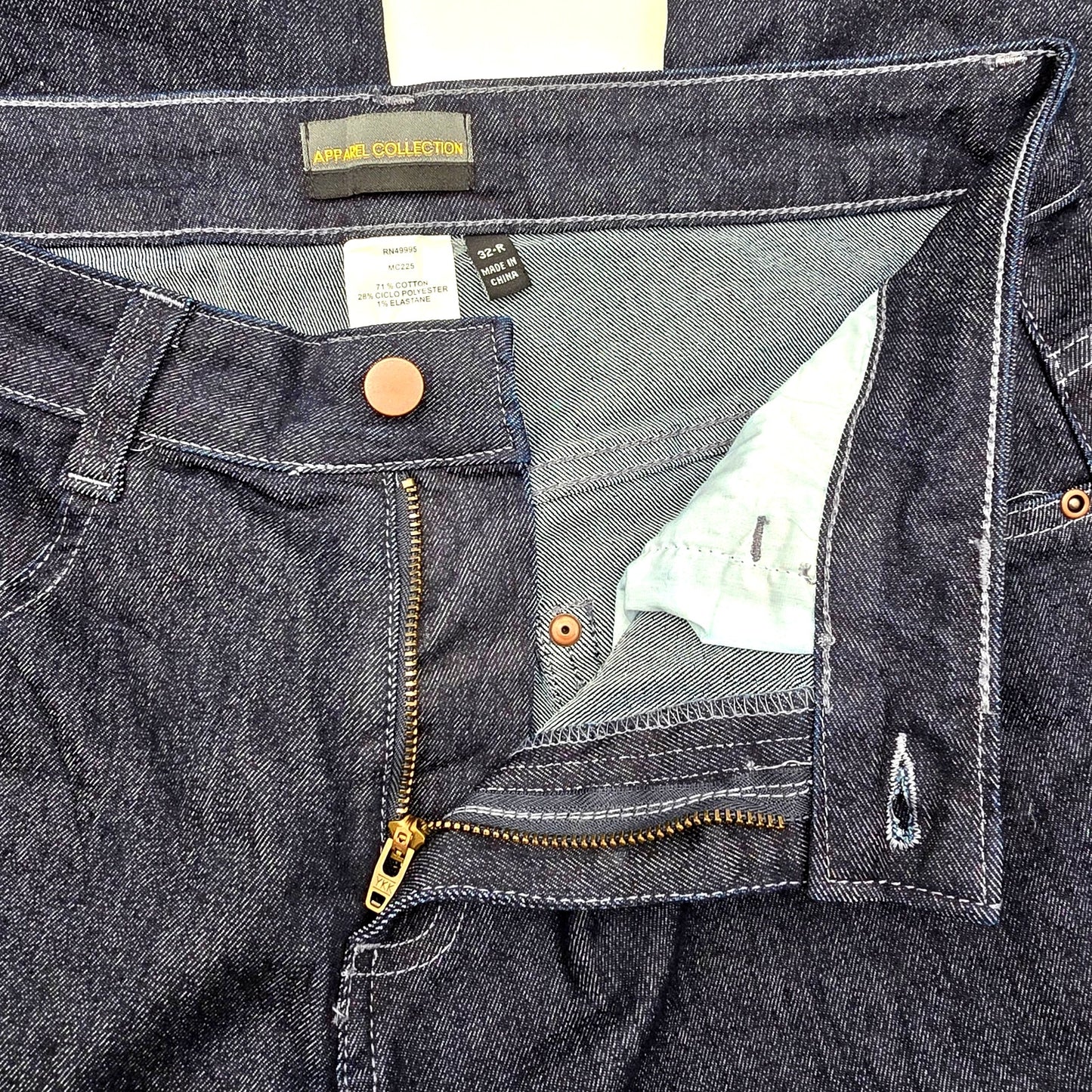 Apparel Collection Blue Denim Jeans Pants Bottoms Women's 32R 12