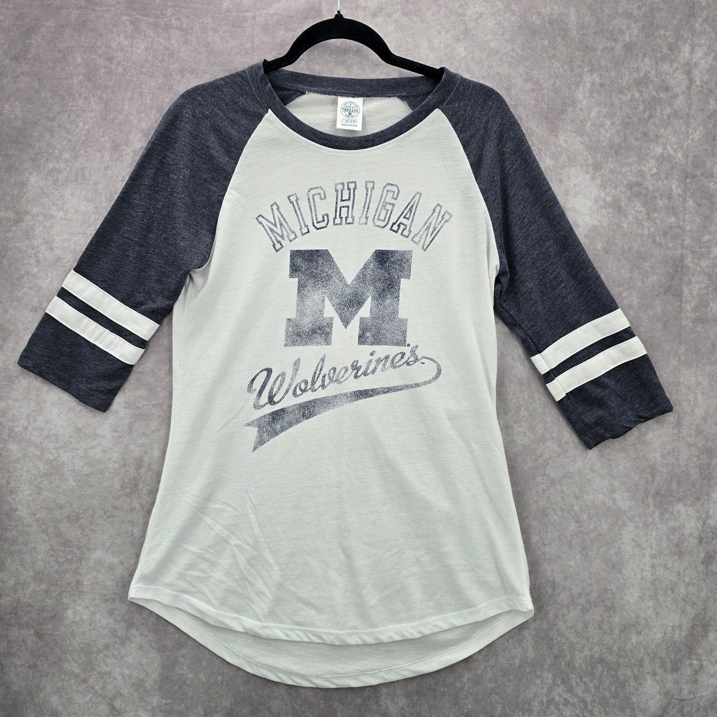 Rivalry Threads Blue White Baseball Michigan Wolverines Top Medium
