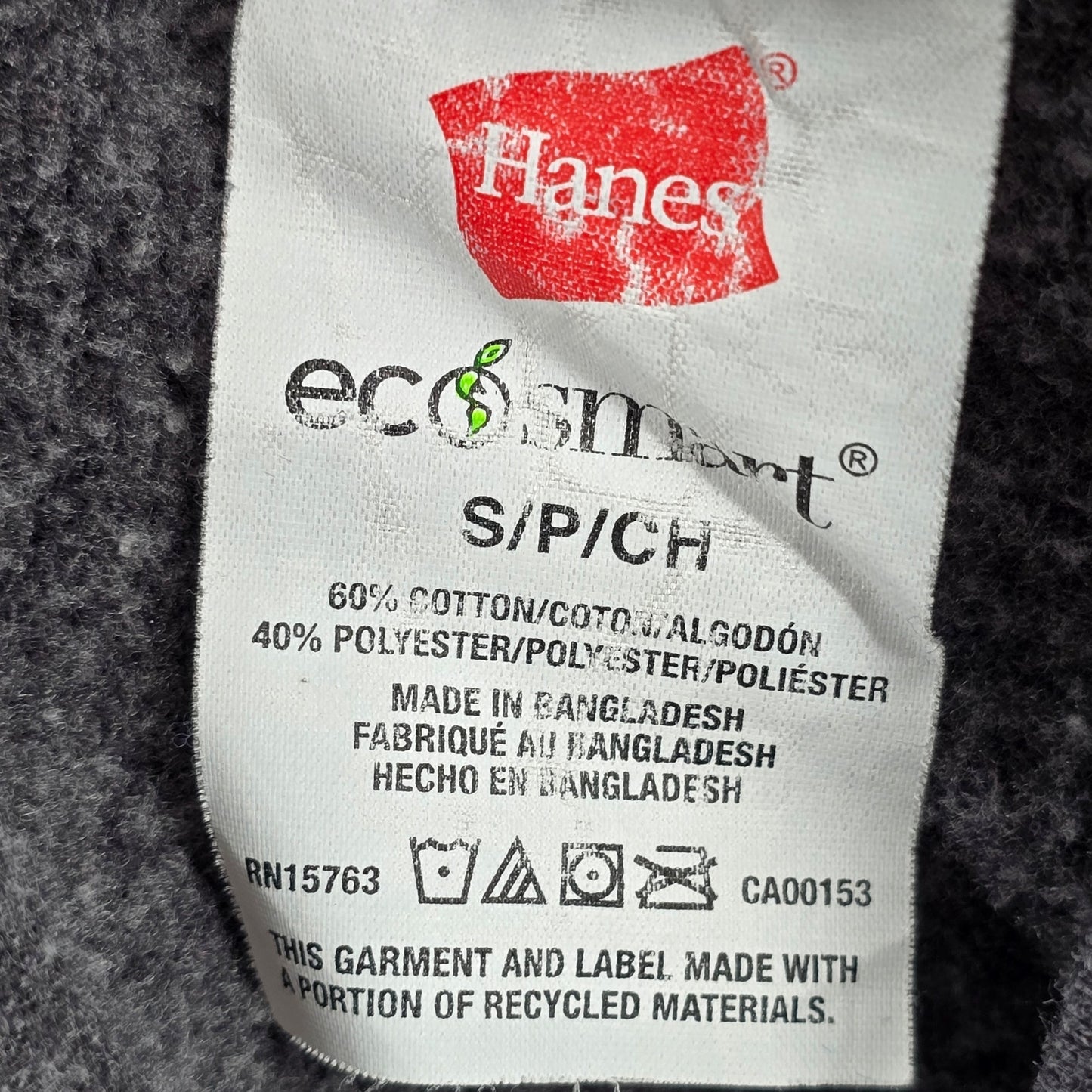 Hanes Eco Smart Gray Pullon Wide Straight Leg Trousers Joggers Pants S Small