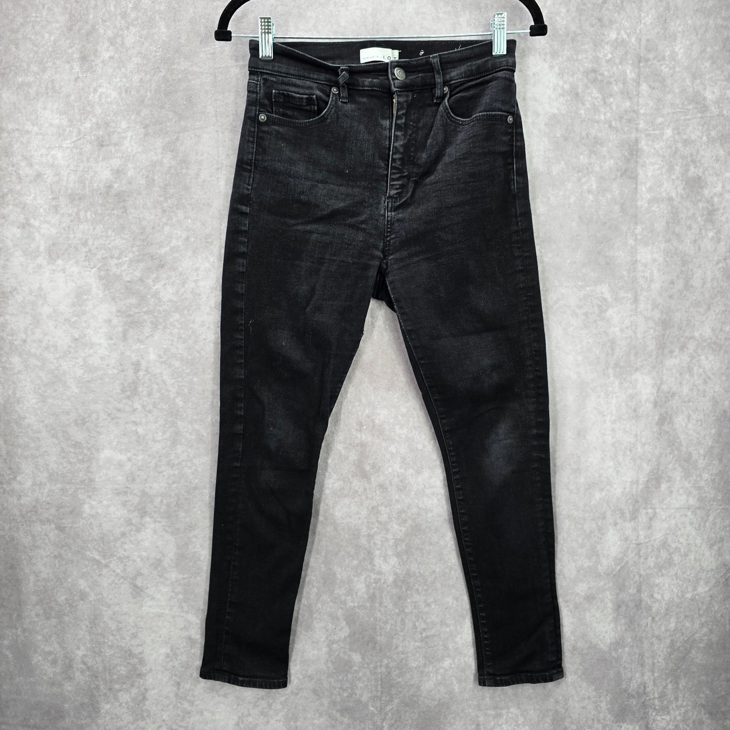 Ann Taylor Loft Black The Skinny Denim Jeans Pants Bottoms Size 4/27