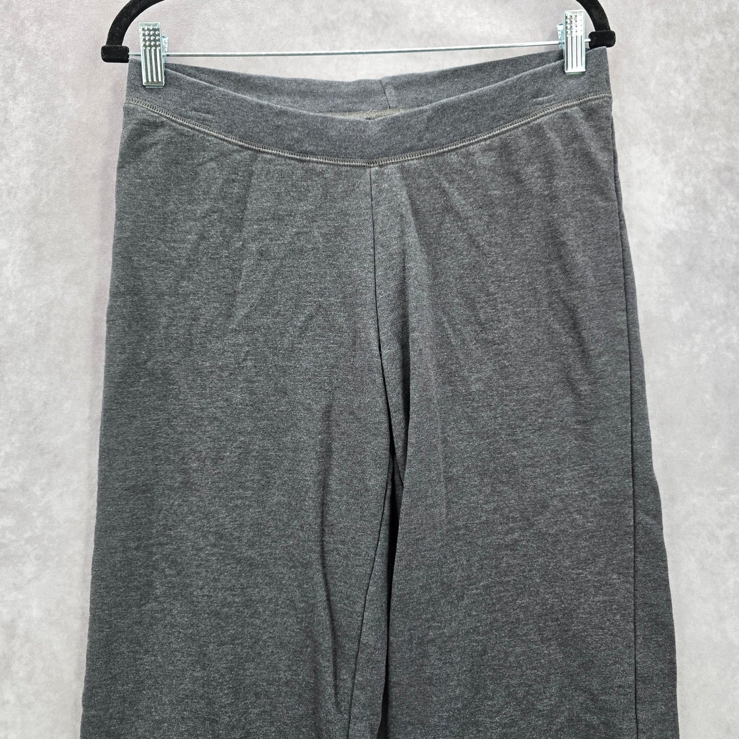 Hanes Eco Smart Gray Pullon Wide Straight Leg Trousers Joggers Pants S Small
