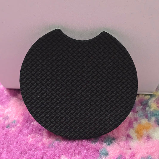 Sunflower Pink Circle Non Slip Handmade Kitchen Home Cup Car Accessories Coaster