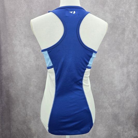 Grand Slam Blue Racerback Activewear Streetwear Tank Top Small