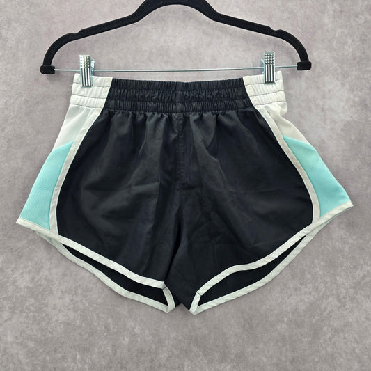 Zone Pro Black Blue White Athletic Running Activewear Shorts Bottoms Medium