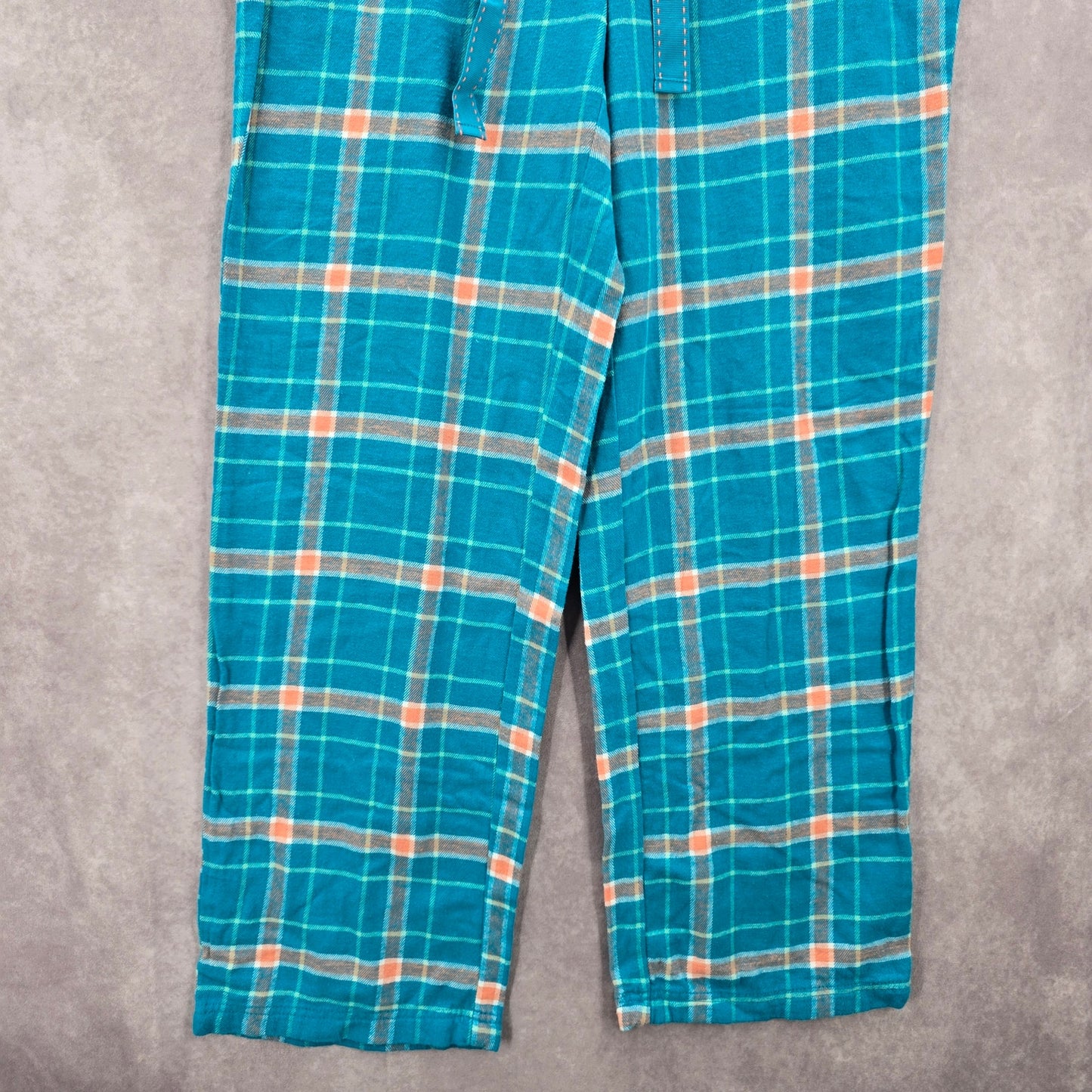 Magellan Outdoors Blue Plaid Sleep Fleece Pajama Bottoms Trousers Pants M Medium