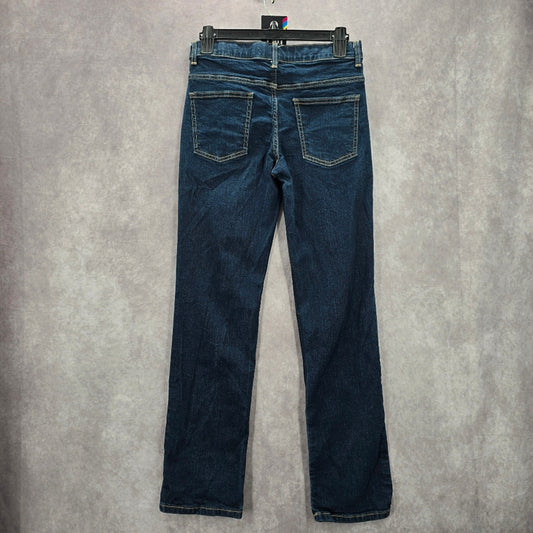 061. There Abouts Blue Straight Skinny Fit Denim Pants Jeans 16
