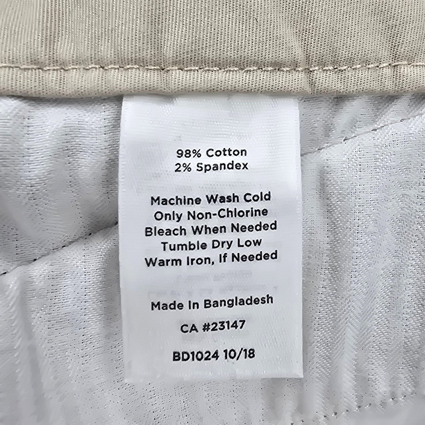 Talbots Tan Cotton Button Summer Nautical Preppy Shorts Bottoms Pants Plus 20W