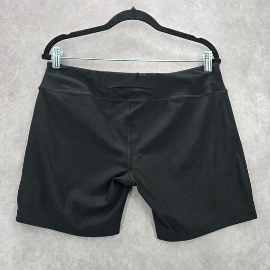 Avia Black Pull On Athletic Stretch Yoga Running Shorts Large