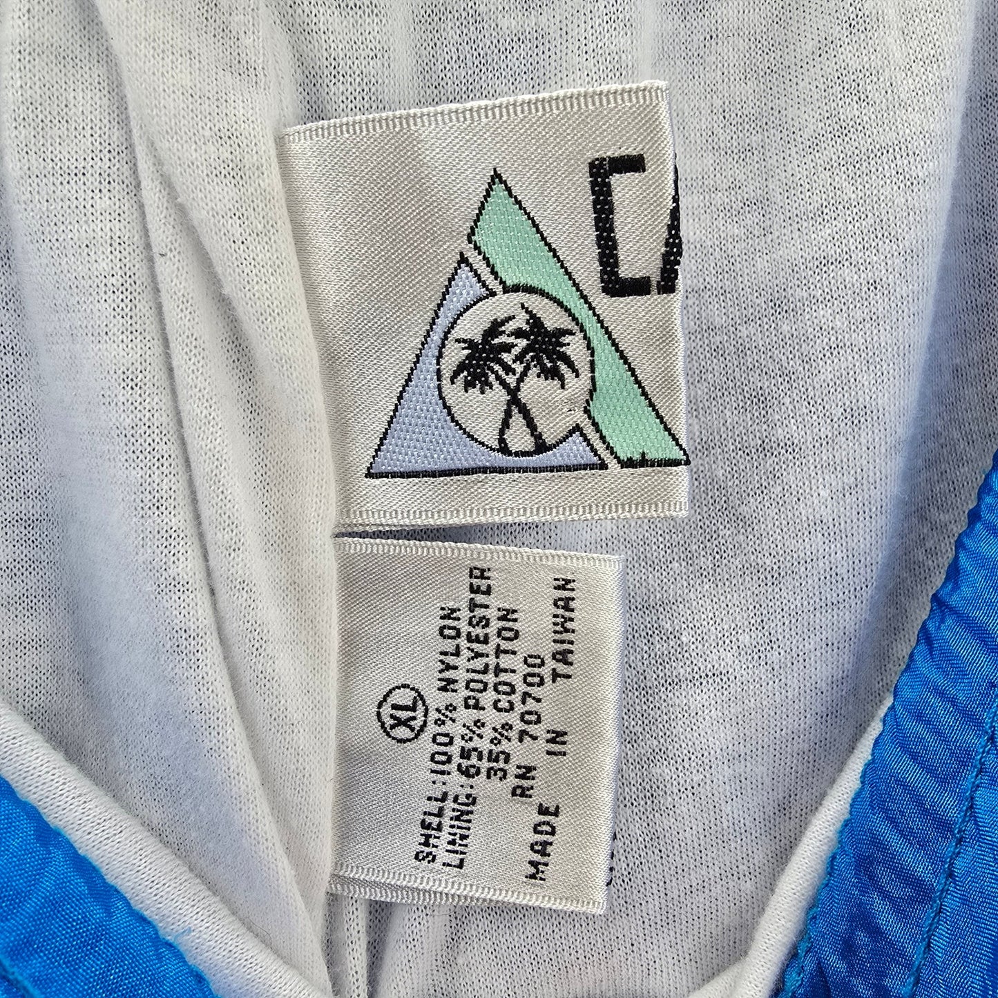 Casual Isle Blue Jogger Track Vintage 90's Bottoms Pants Extra Large XL