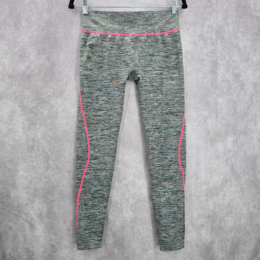 Kathy Gray Pink Heather Activewear Legging Yoga Pants Bottoms Small