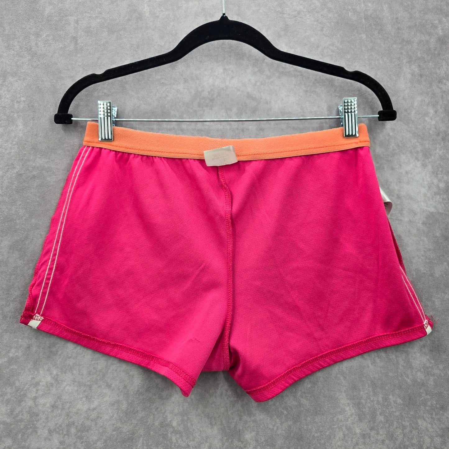 Danskin Now Pink White Athletic Running Activewear Shorts Pants Bottoms XL