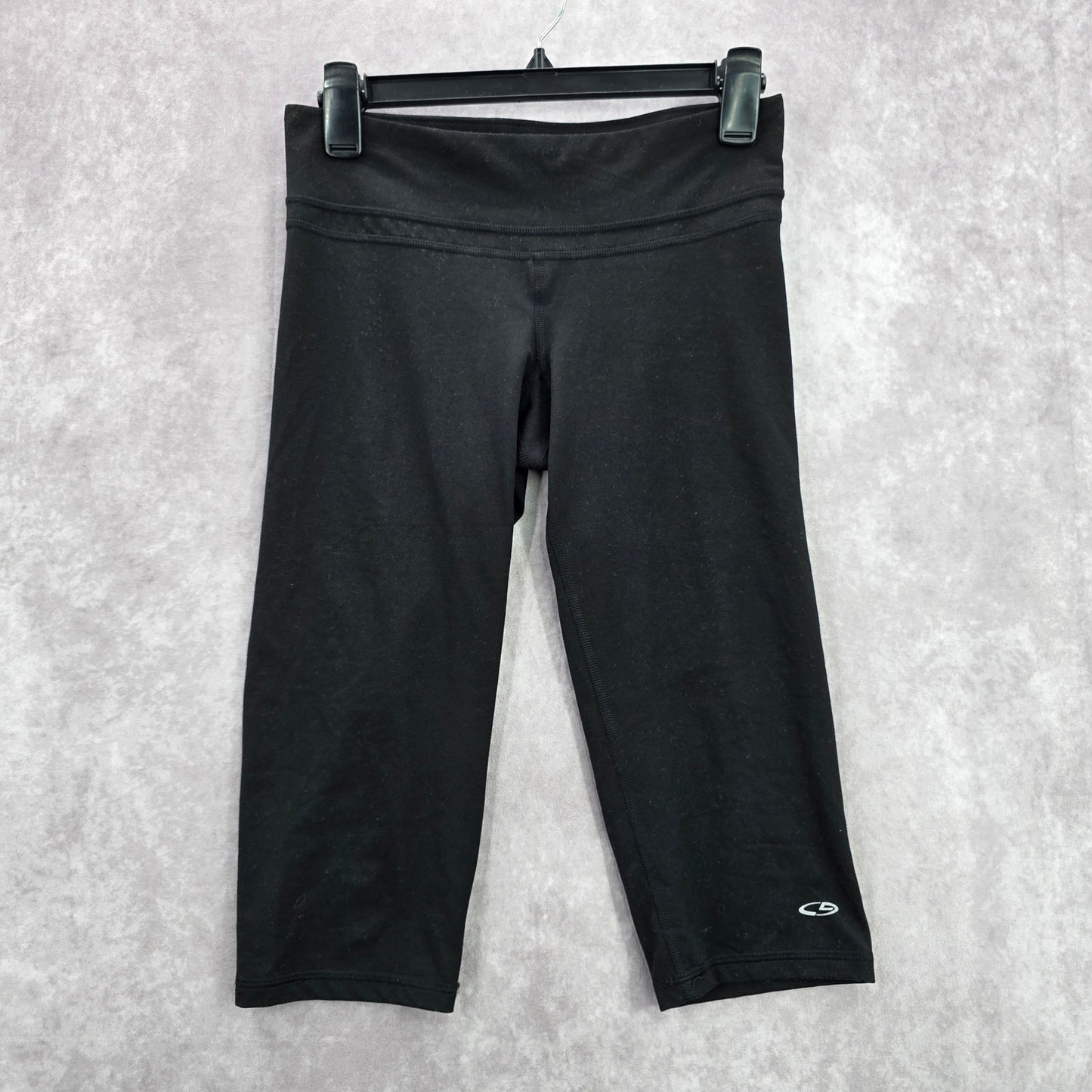 Champions Black Cropped Activewear Legging Pants Bottoms Small