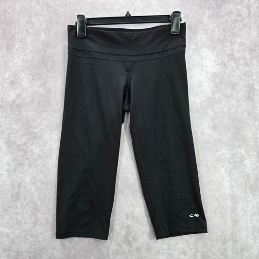 Champions Black Cropped Activewear Legging Pants Bottoms Small