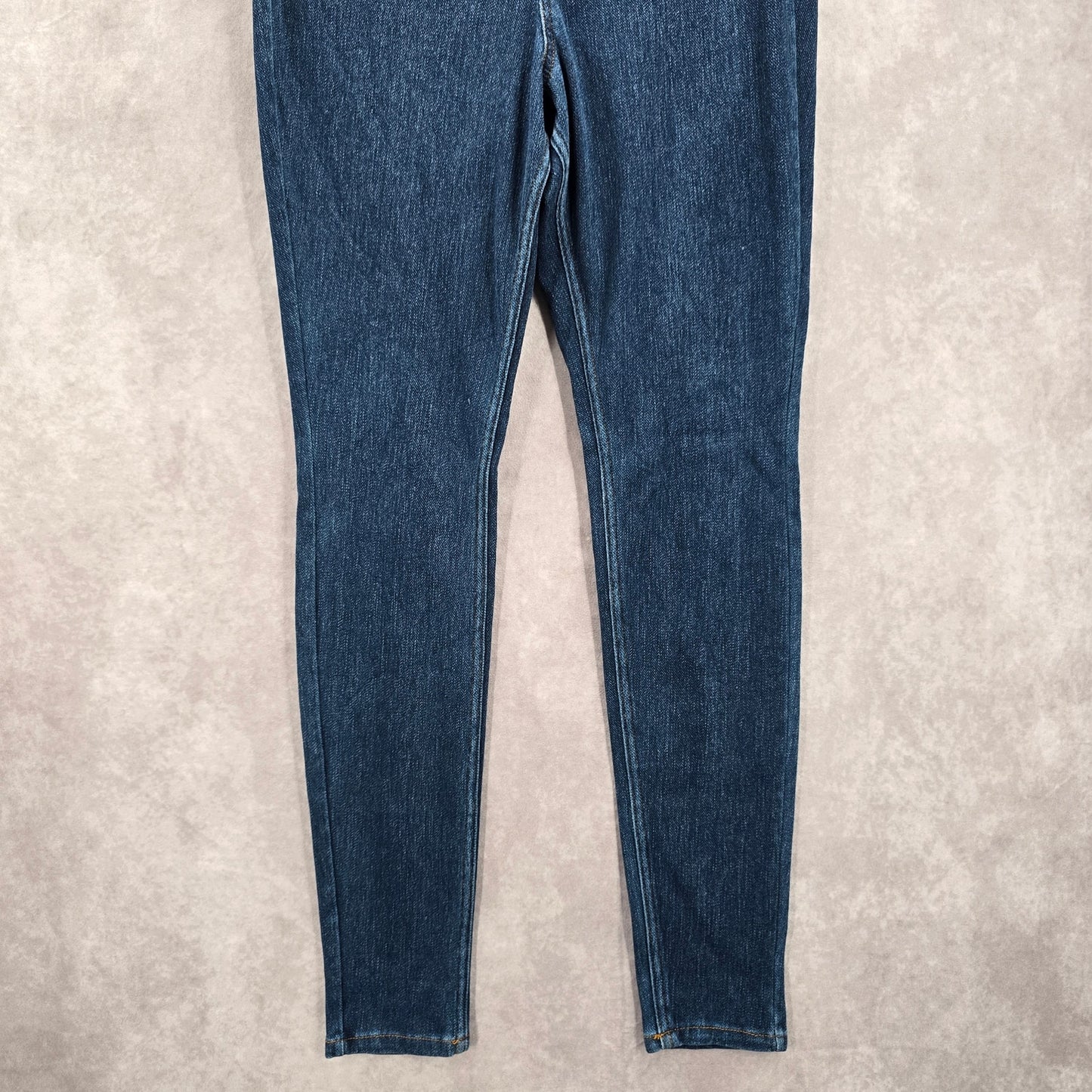 Blue Stretch Pullon Skinny Leggings Jeggings Cotton Jeans Pants S Small
