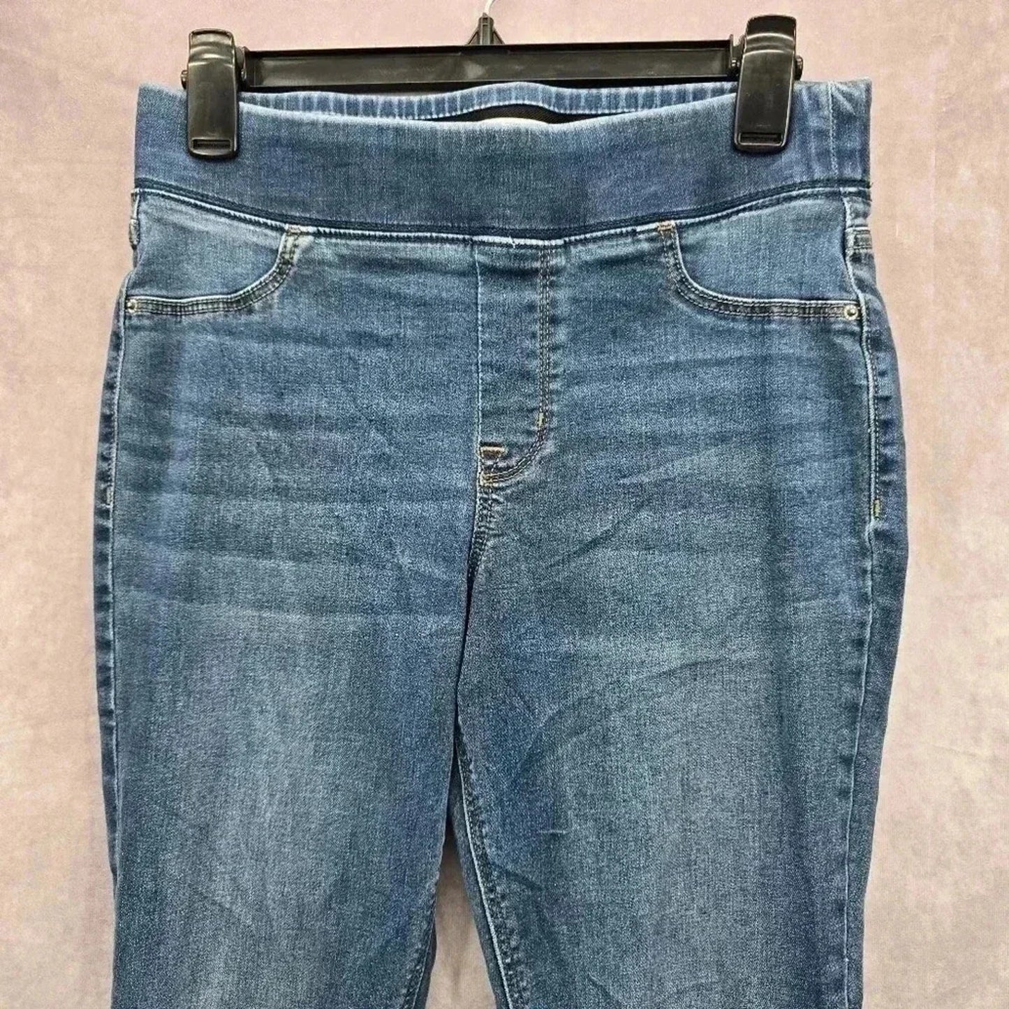 Old Navy Rockstar Blue Jeans Denim Pants Super Skinny Mid Rise Jeggings Size 6