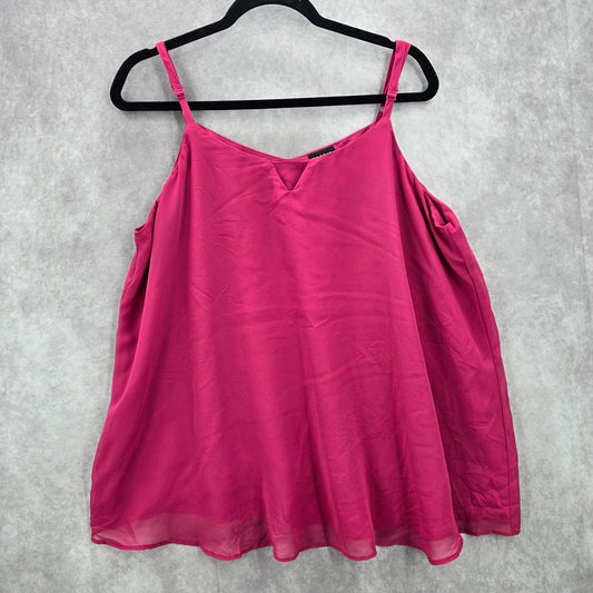 Torrid Purple Sleeveless Tank Blouse Flowy Cutout Top 1 14/16 XL Extra Large