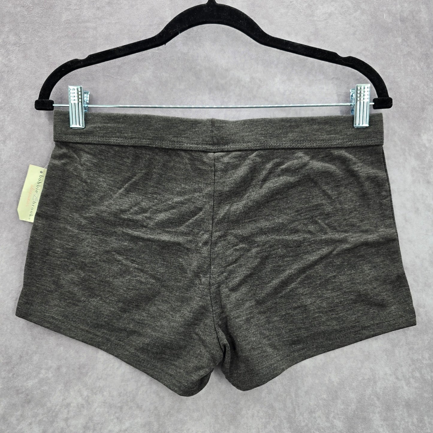 Bobbie Brooks Gray Sleepwear Queen Stretch Comfy Pink Shorts S Small