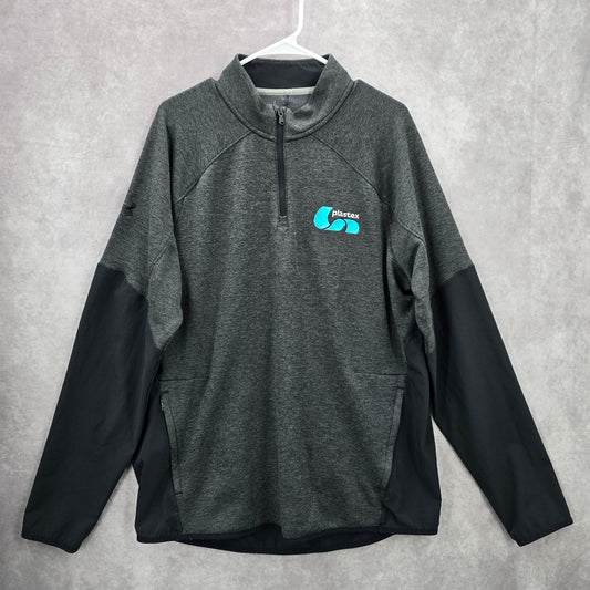 168. Under Armour Gray Zip Jacket Pullover Long Sleeve Men's Extra Large XL