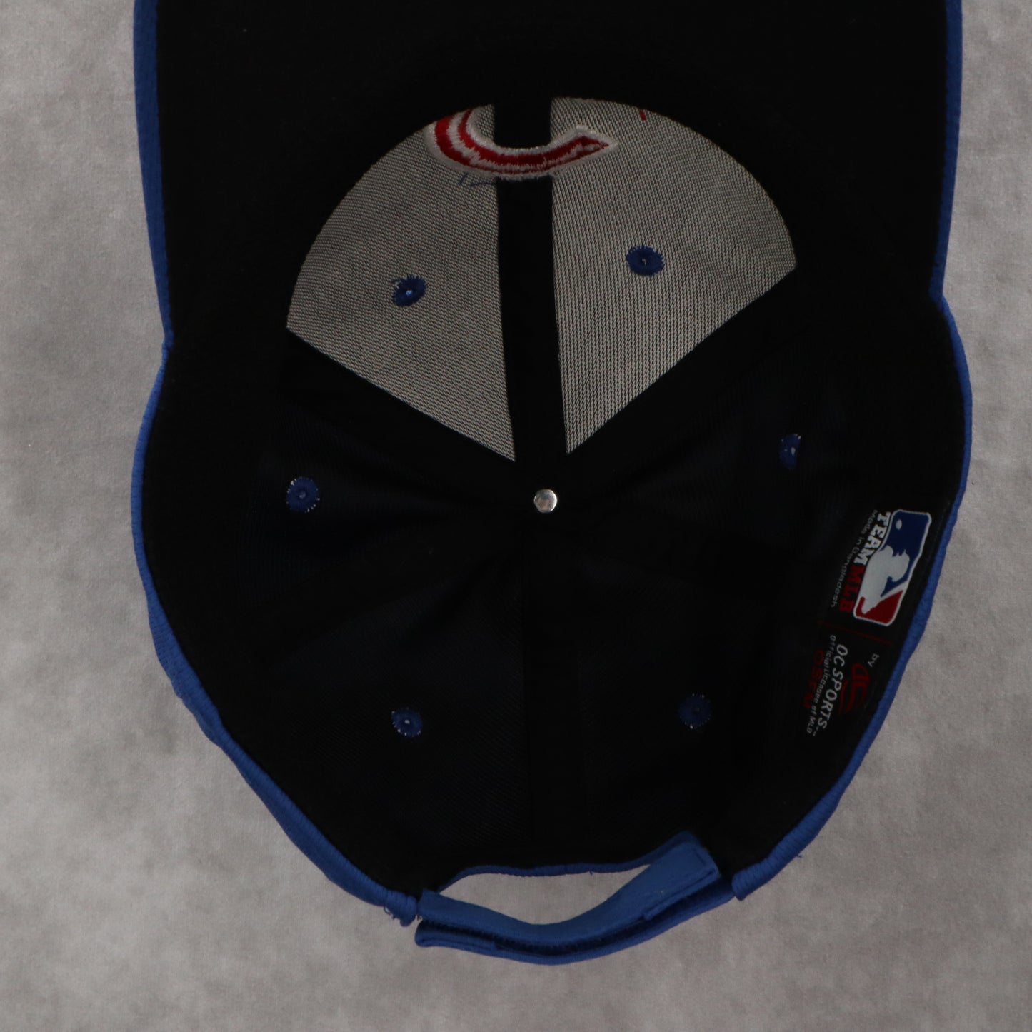 Chicago Cubs OC Sports Blue Athletic Team MLB Strap Back Baseball Cap Hat OSFM