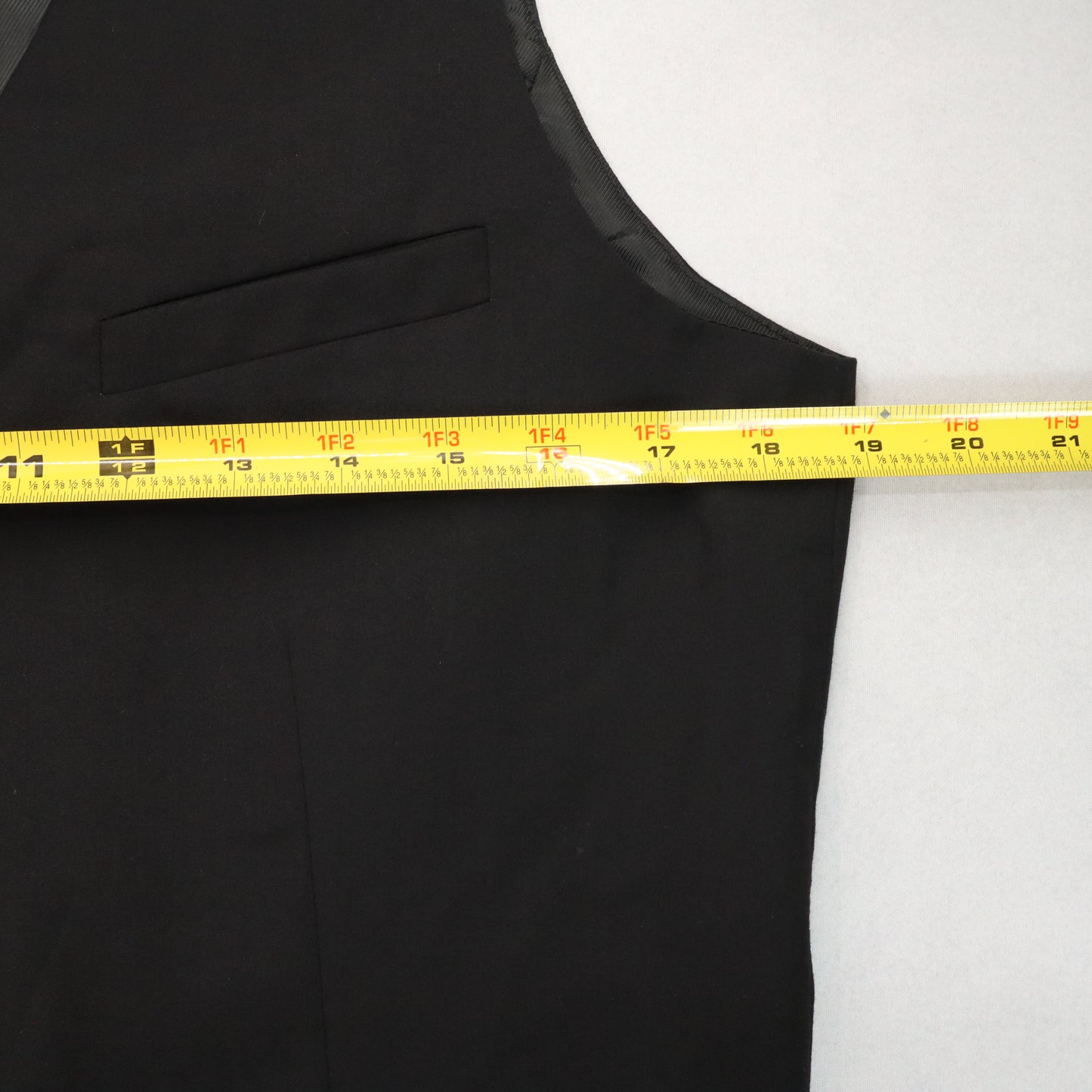 H&M Black 6 Button Welt Buckle Pocket Slim Waistcoat Formal Suit Vest 38R Small